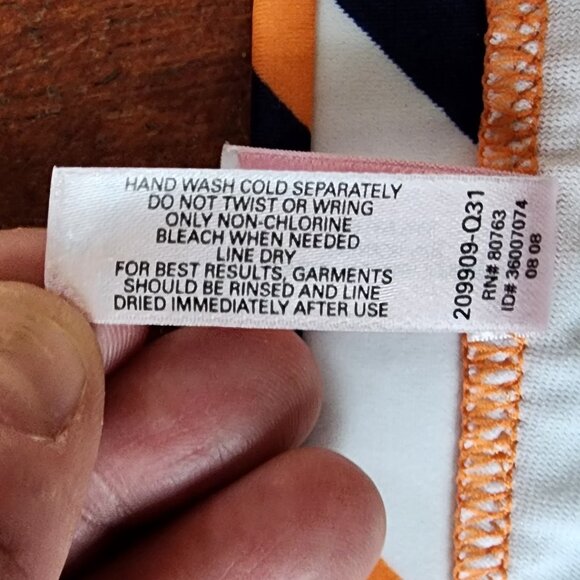 Victoria's Secret Striped Bikini Botton Size Small - Picture 7 of 7